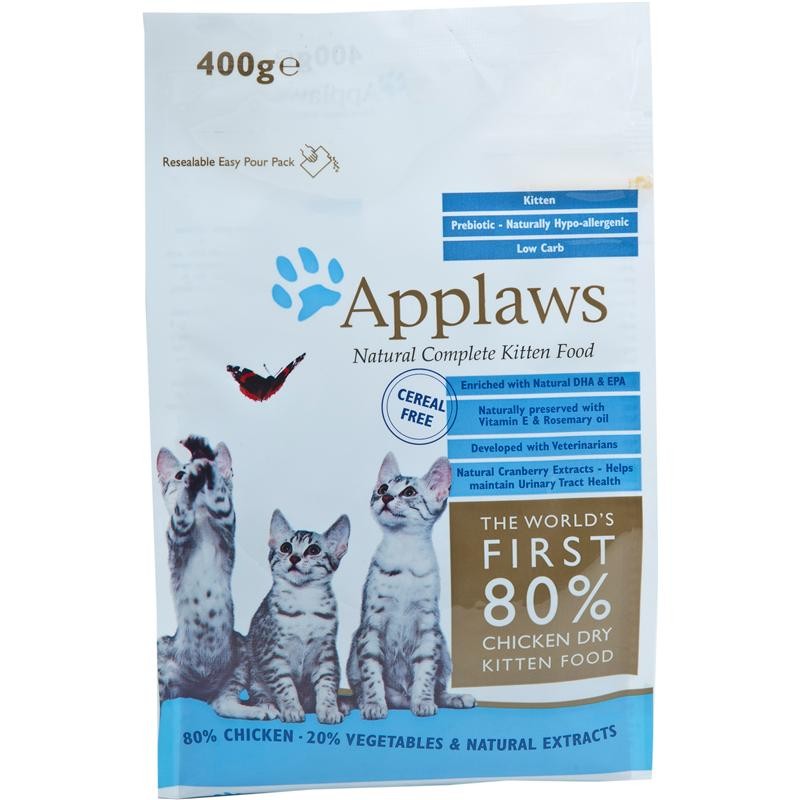 Applaws Cat Trockenfutter Kitten 400 G Onlineshop Fur Tiernahrung Und Zubehor